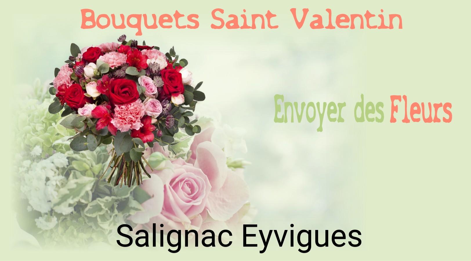 Roses de Saint-Valentin livrées à Salignac-Eyvigues
